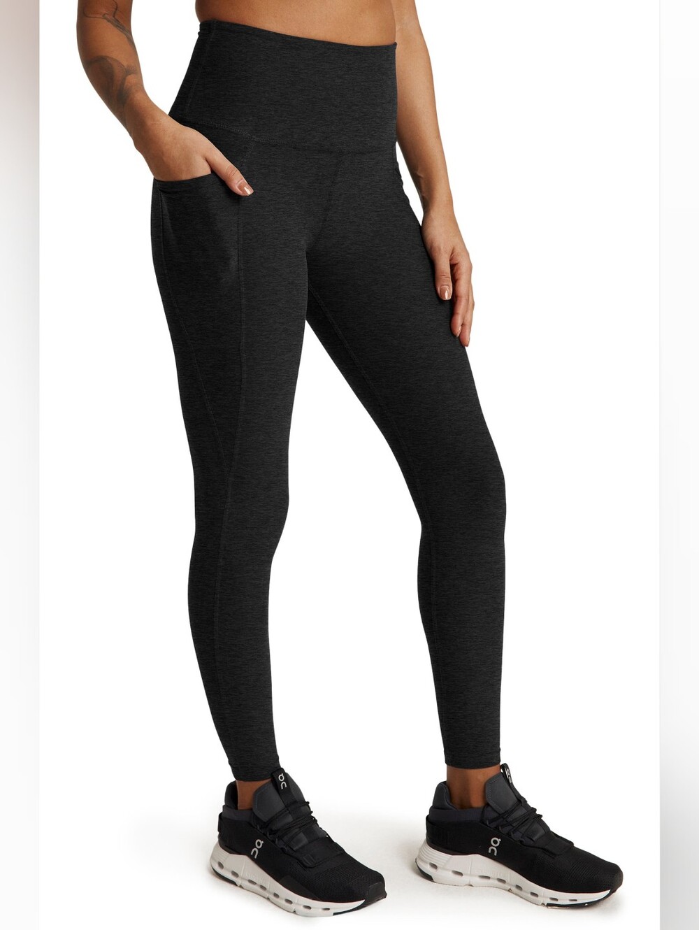 Beyond Yoga High-Waist Pocket Leggings - Darkest Night Size Small